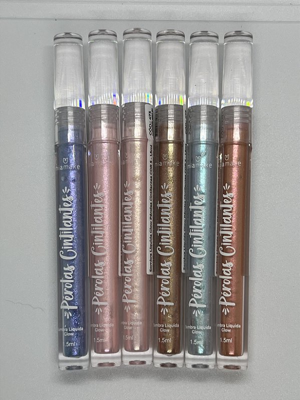 Sombra Líquida Glow Pérolas Cintilantes Mia Make
