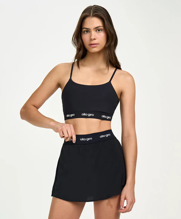 Top Alto Giro Sport Preto