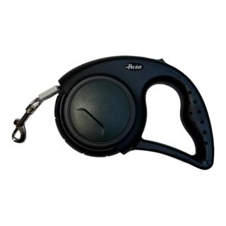 Guia coleira retrátil (3 metros) Cor:Preto => Circulo interno Verde