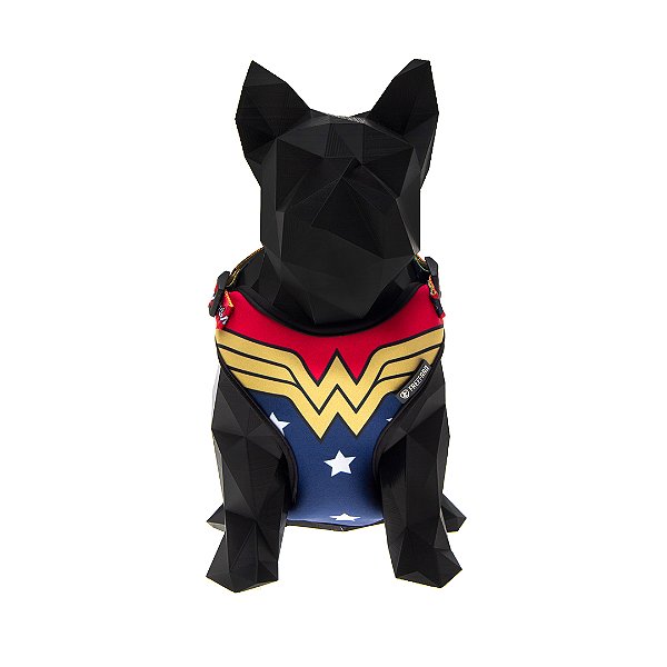 Peitoral Air Mulher Maravilha para Cães - G