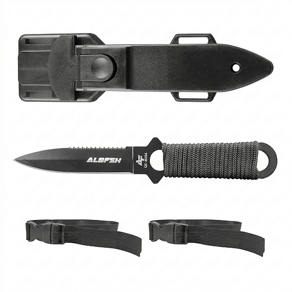 Faca de Mergulho e Pesca em Aço Inox - Albatroz QSM20A