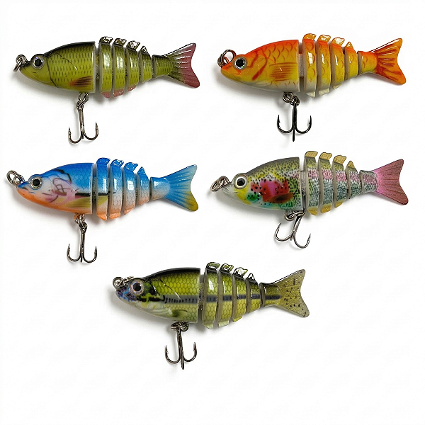 Isca Artificial Mini Lambari Articulada para Traíra 5cm Sortidas - Dépayser