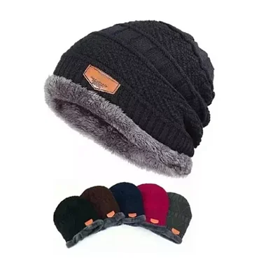 Touca Gorro Unissex Forrada em Lã Peluciada - Conforto e Estilo no Inverno