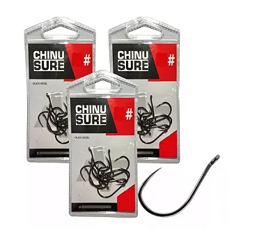 Anzol Chinu Sem Fisga Sure Pesca Tambaqui Tilápia Kit 3ct