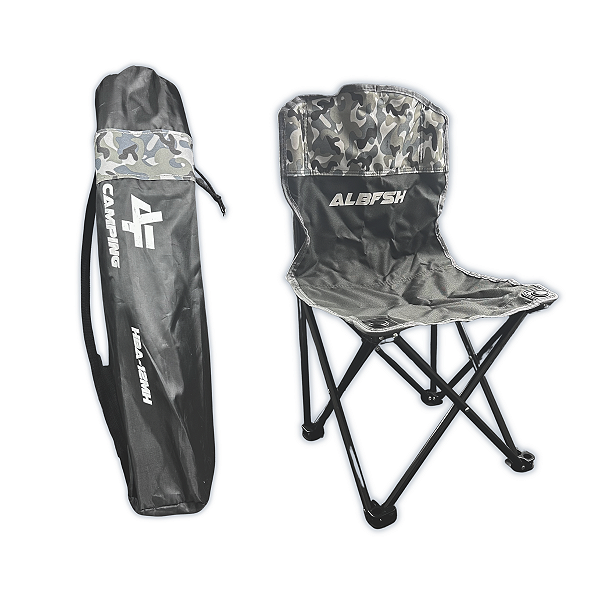 Cadeira Banco Portátil Camping Pesca Viagem Dobrável 36x60cm