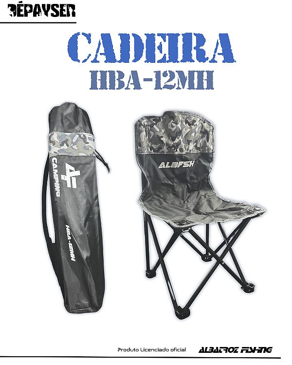 Cadeira Banco Portátil Camping Pesca Viagem Dobrável 36x60cm