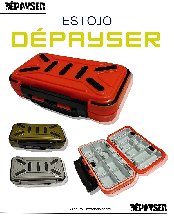 Estojo Organizador P/ Iscas Artificiais Anzol Chumbo Pesca