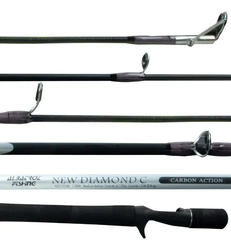 Vara De Carretilha Carbono Albatroz New Diamond 1,50m