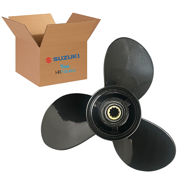 Hélice Motor de Popa Suzuki 15 Hp 9 1/4 X 11 - Hr Náutica