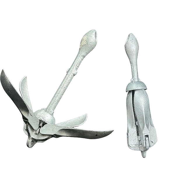 Ancora Folding Galv Fogo 1,5kg Jet Ski Caiaque Barcos Lancha