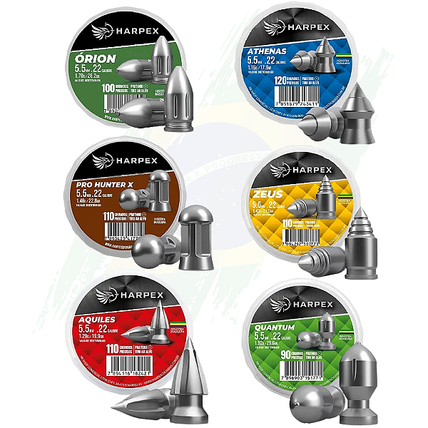 Chumbinho 5.5mm Espingarda De Pressão Carabina Variedades Harpex