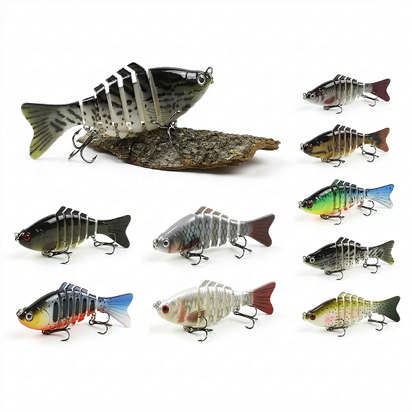 Isca Artificial Lambari Articulado P/ Tucunaré Dourado Traira 10cm Rio Sortidas - Dépayser