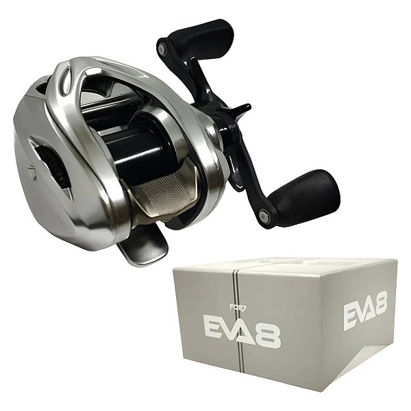 Carretilha Albatroz Fishing For7 Eva8 Manivela Esquerda/ Direita Prata