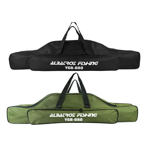 Bolsa Porta Varas Semirigido 80cm Albatroz Ygb-080 Cor Preta e Verde
