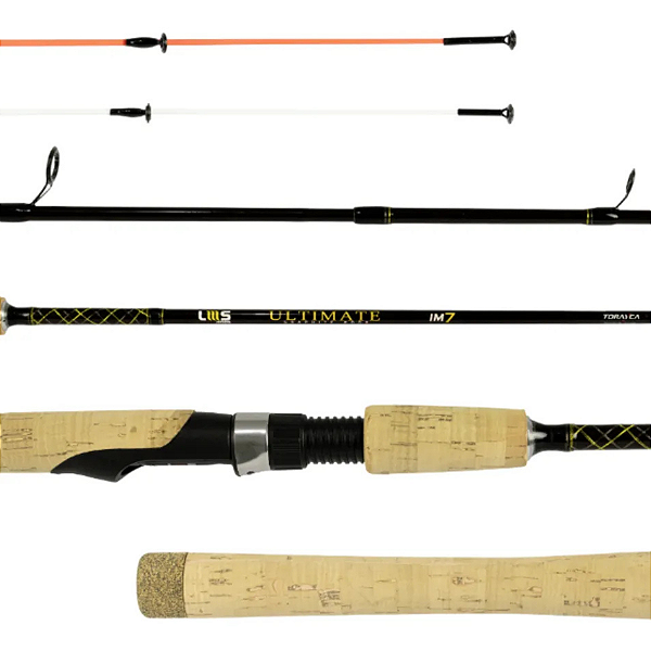 Vara de Pesca para Molinete Ultimate 3m 2 Partes + 2 Ponteiras - Lumis