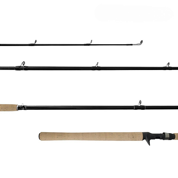 Vara de Pesca para Carretilha Infinity Black 2,44m 20-50lb 2 Partes - Lumis