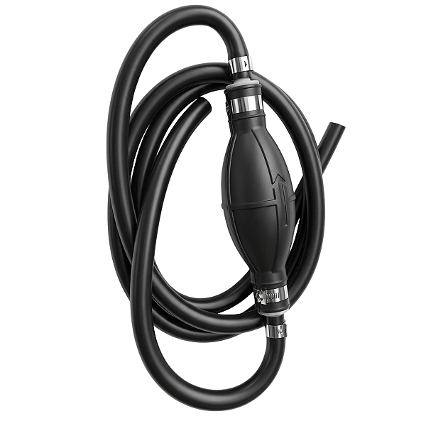 Mangueira De Gasolina 3/8 Sem Conector Com Bulbo Pera Para Motor De Popa