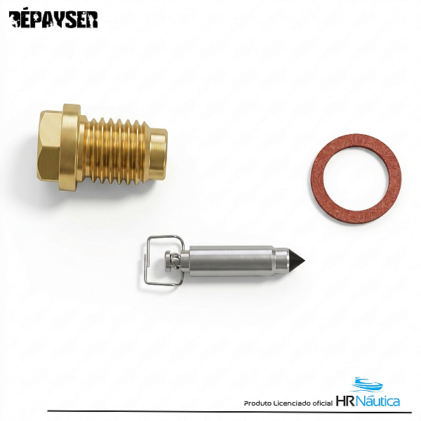 Agulha e Sede Carburador Yamaha 15HP 40HP Motor Popa