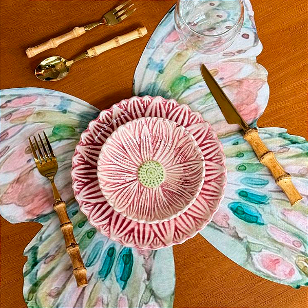 Kit Prato Flor do Campo - 2 peças