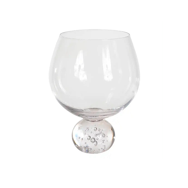 Taça Bubble Vinho Transparente - 610 ml