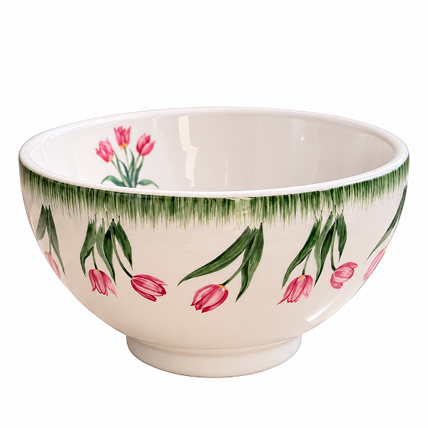 Bowl Cerâmica Tulipas