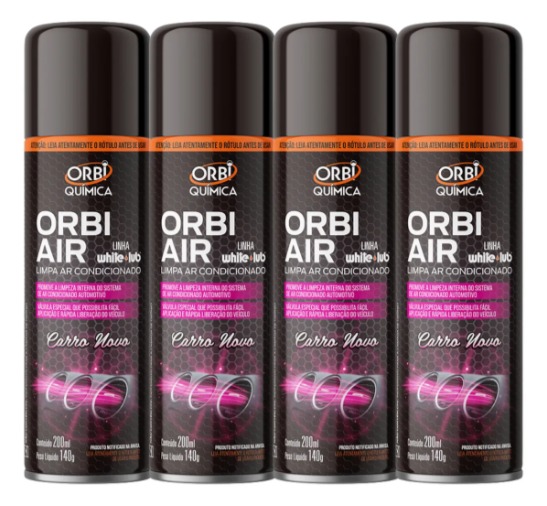 Limpa Ar Condicionado Automotivo Orbi Air Lavanda