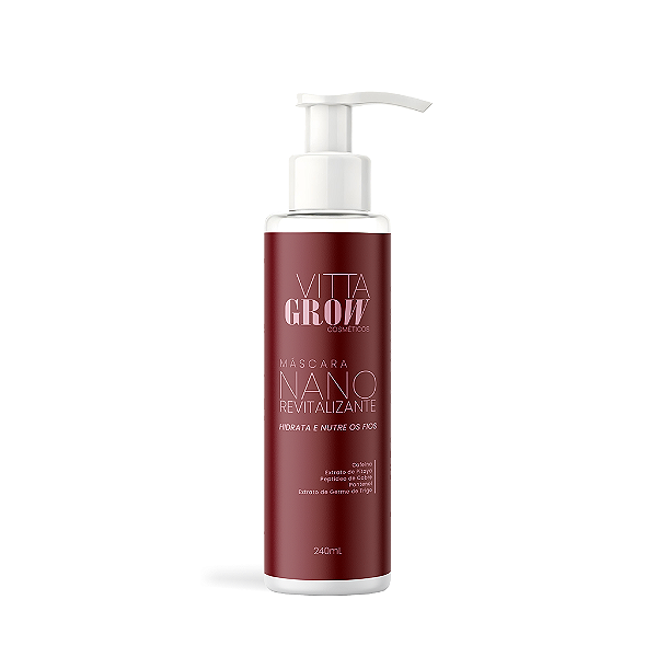 Máscara Nano Revitalizante Cronograma de Crescimento Capilar Vitta Grow - 240ml