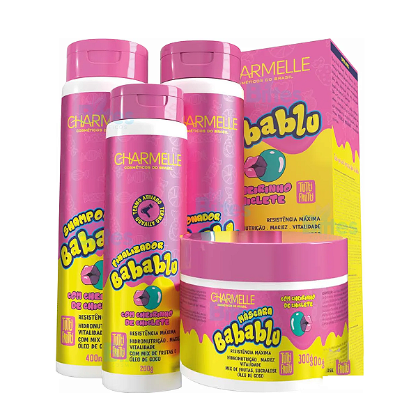 Kit Babablu Tutti-Frutti - Charmelle Cosméticos