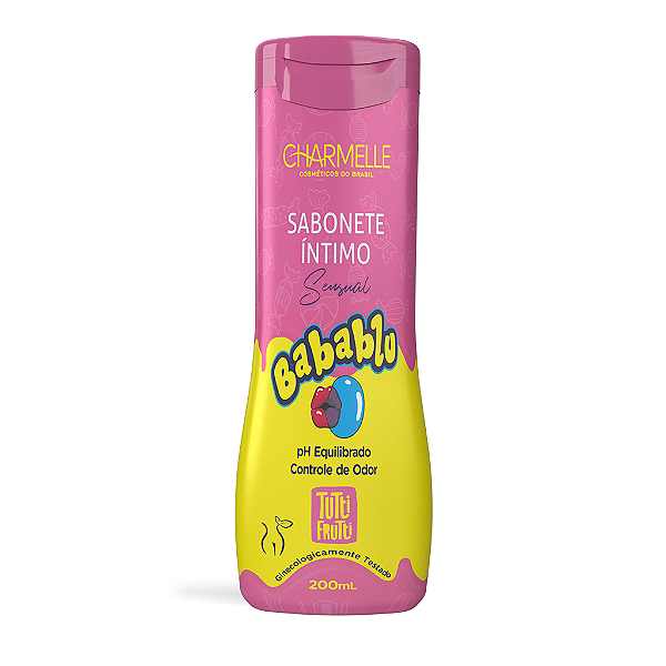 Sabonete Íntimo Sensual Babablu Tutti Frutti 200 ml - Charmelle Cosméticos
