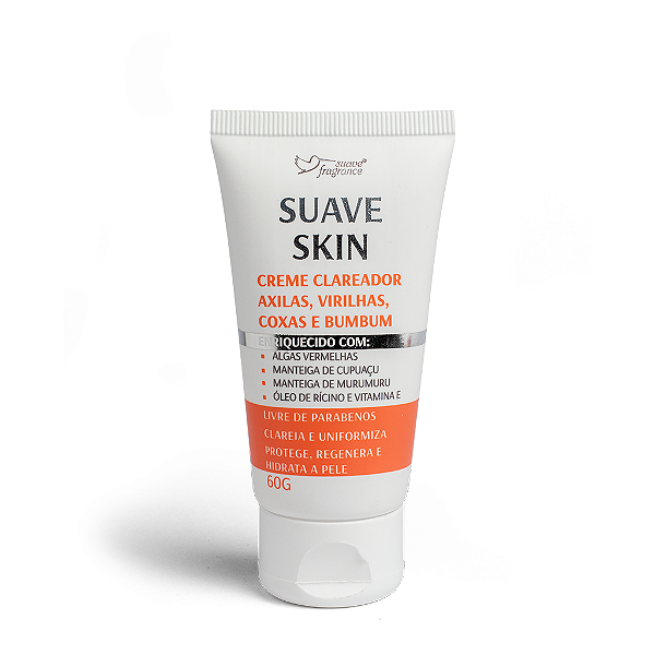 Creme Clareador Corporal Axilas, Virilha, Coxas, Suave Skin 60g - Suave Fragrance