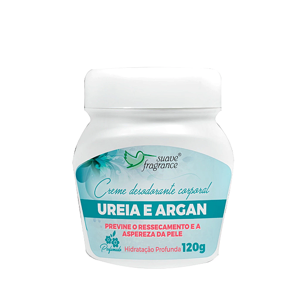 Creme Corporal Ureia e Argan 120g - Suave Fragrance
