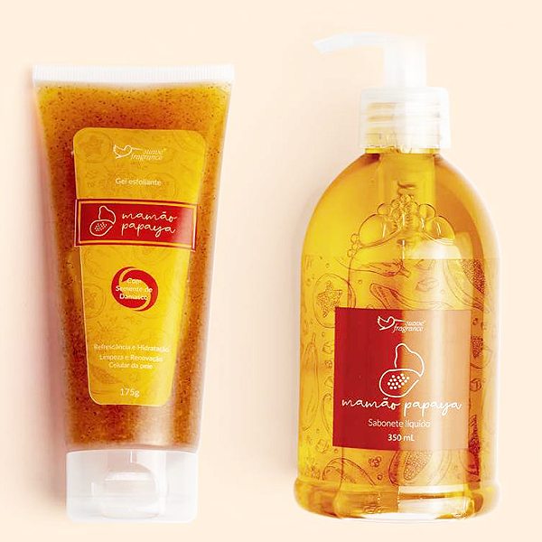 Kit Esfoliante Mamão Papaya - Suave Fragrance
