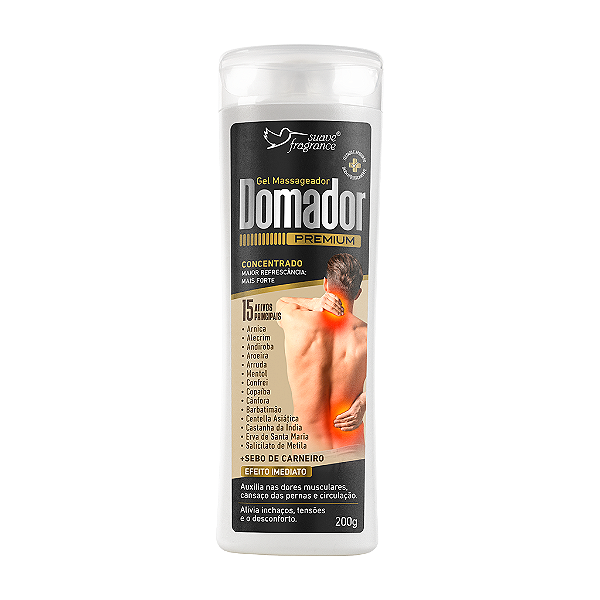 Gel Massageador Domador Premium 200g - Suave Fragrance