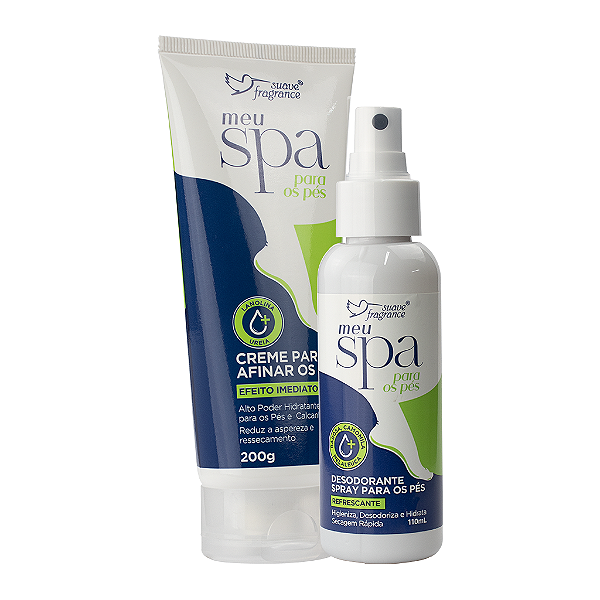 Kit Meu Spa Desodorante e Creme para os Pés - Suave Fragrance