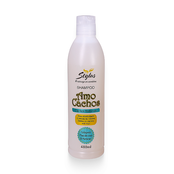 Shampoo Amo Cachos 480ml - Stylus Cosméticos