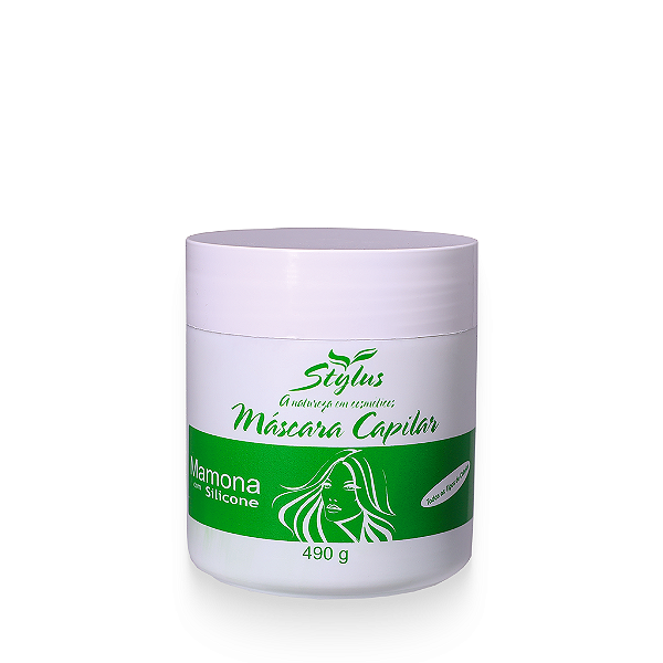 Máscara Capilar Mamona com Silicone 490g - Stylus Cosméticos