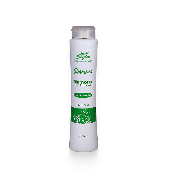 Shampoo Mamona com Silicone 490ml - Stylus Cosméticos