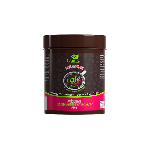 Máscara Café com Pimenta - Hábito Cosméticos