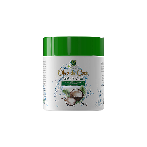 Banho de Creme Óleo de Coco - Hábito Cosméticos