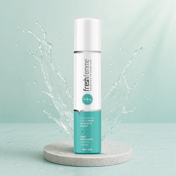 Spray Refrescante Para Calores Menopausa 100ml - FreshFemme