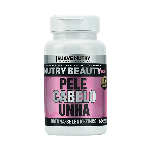 Nutry Beauty - Pele, Cabelo, Unha - 60 Cápsulas - Suave Nutry Suplementos