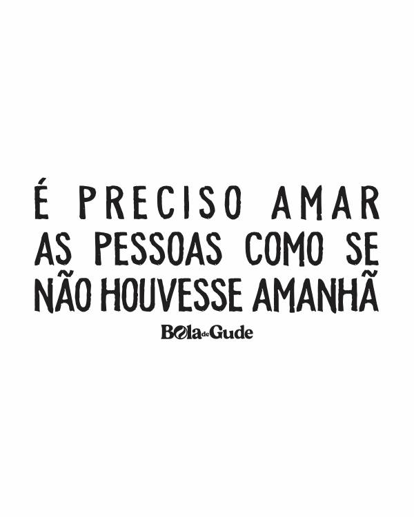 É Preciso Amar [Minimalista]