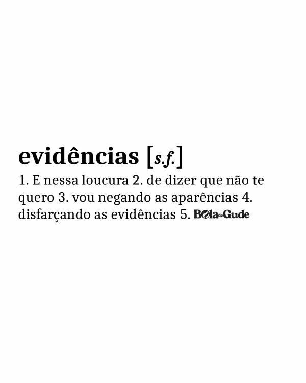 Evidências