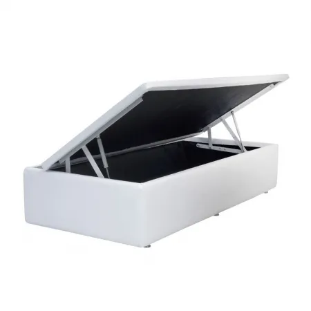 Cama Box Baú Solteiro Corino 88X188X42