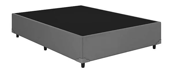 Cama Box Base Corino Viúva 128x188x30 cm