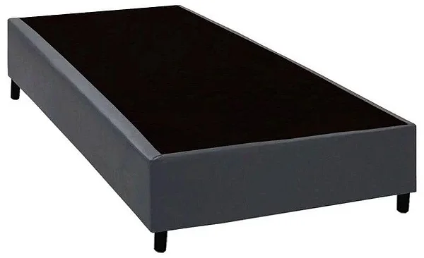Cama Box Base Solteirao Suede 96x203x30