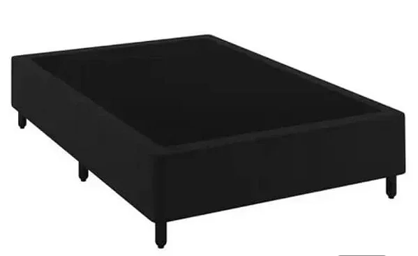 Cama Box Base Suede Viúva 128x188x30 cm