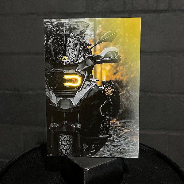 Quadro Decorativo Moto Bmw Com Led Quarto Sala Escritorio
