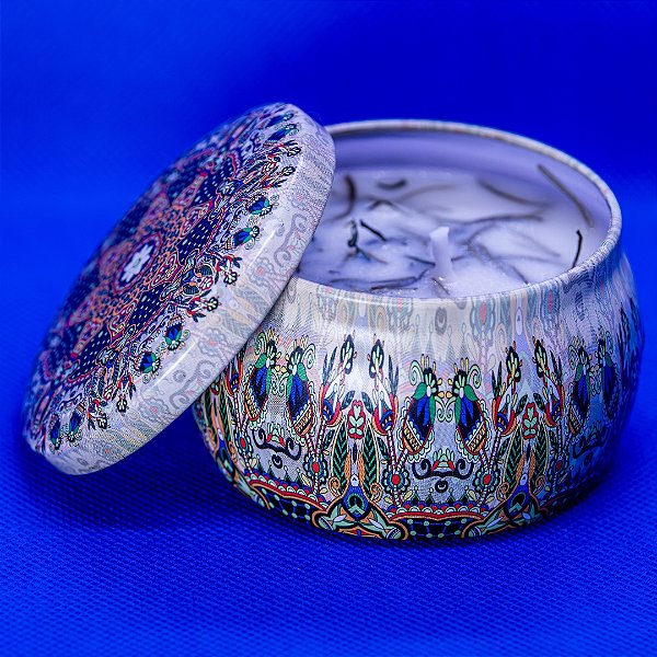 VELA COPO PERSONALIZADO COM TAMPA - Aroma Alecrim