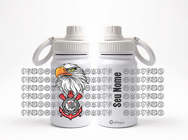Garrafa Térmica Custom Baby 350ml - Águia Corinthians